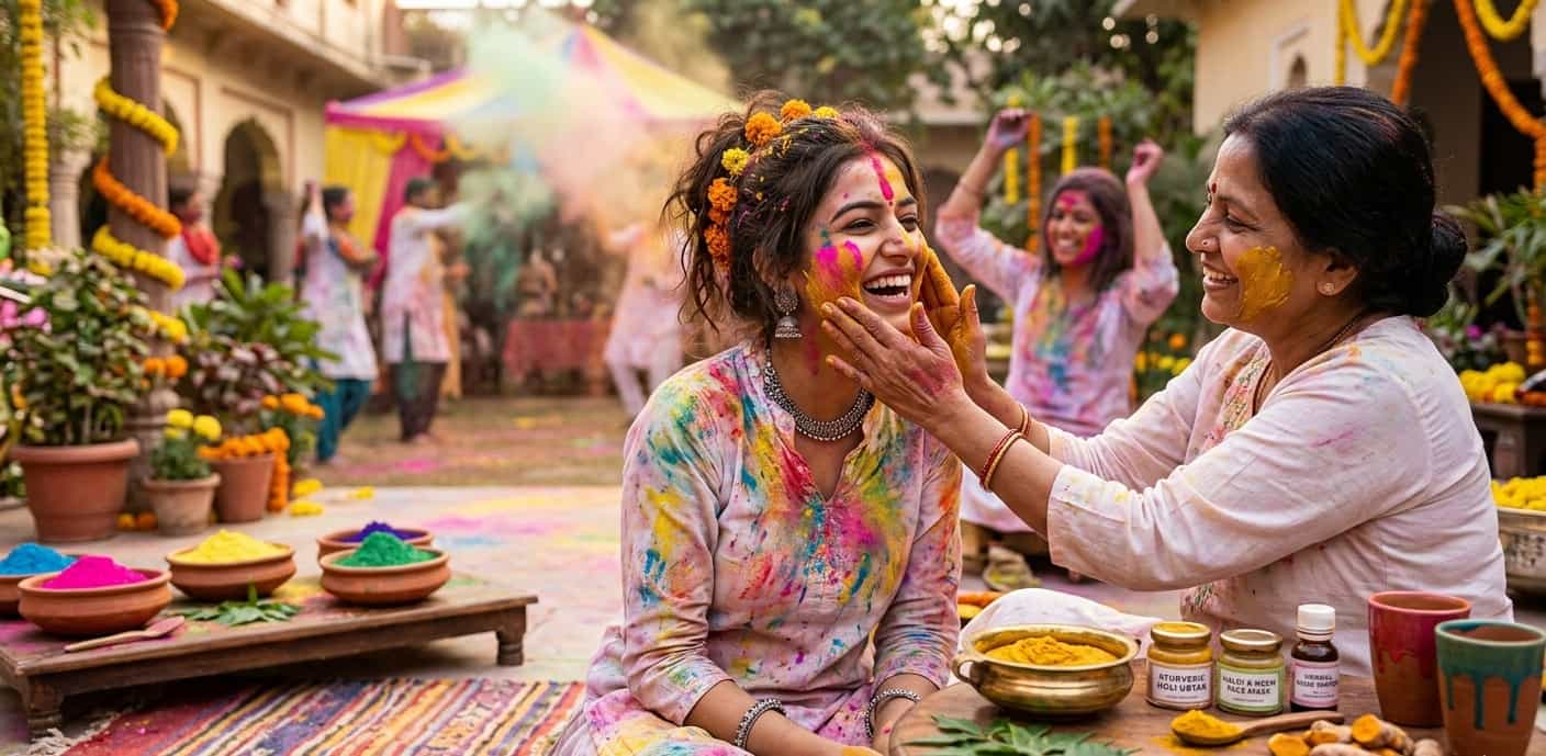 Protect Your Skin & Body This Holi: Ayurvedic Tips That Actually Work